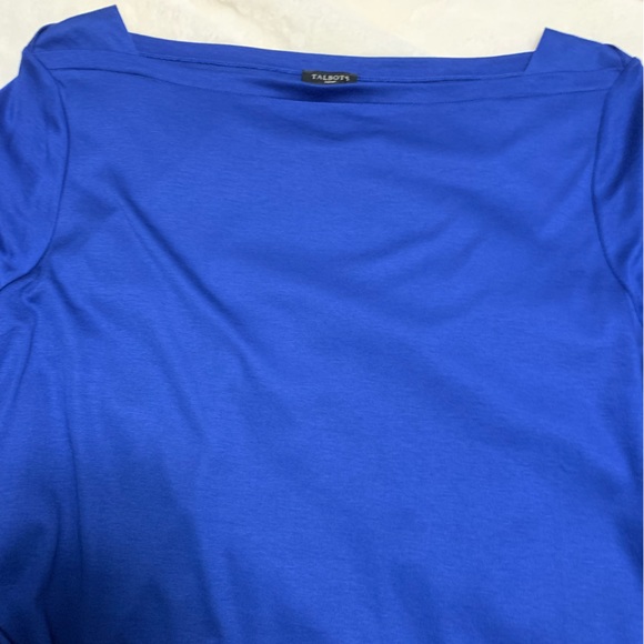 Talbots womens bateau neck tee. New with tags. Size 1x boatneck - Picture 4 of 5